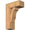 Ekena Millwork Balboa Block Smooth Bracket w/ Offset Brace, Western Red Cedar, 7 1/2"W x 18"D x 26"H BKT0806X18X26BOA05SWR - alternate 1